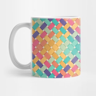 Retro Mats Rainbow Pattern Mug